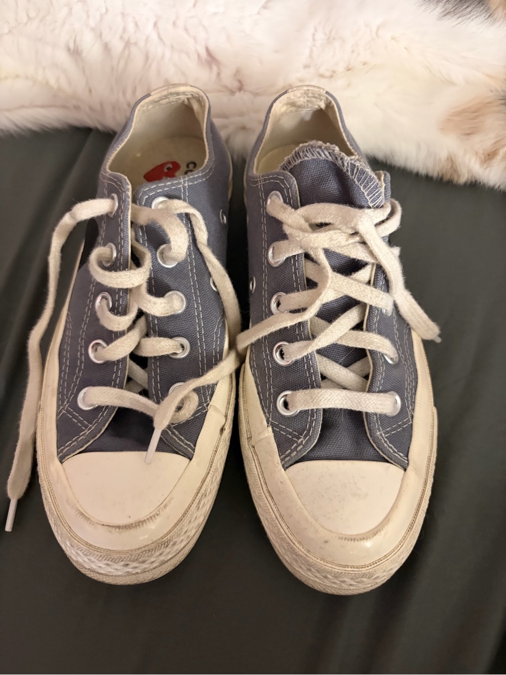 Comme des Garçons PLAY x Converse Chuck 70 Low Steel Gray Men’s 3 / Women’s 5